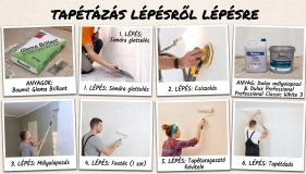 Tapétázás menete