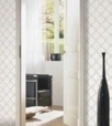 Bézs marokkói mintás vlies design tapéta 2493-60 