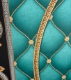 Versace mintás zöld arany tapéta 1552 