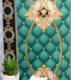 Versace mintás zöld arany tapéta 1552 