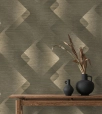 Bronz-Arany Geometriai Vlies Tapéta 10479-15