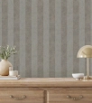 Taupe / Bézs Csíkos Vlies Tapéta 34822