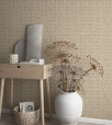 Taupe / Bézs Egyszínű Finomtextúrált Vlies Tapéta 34845