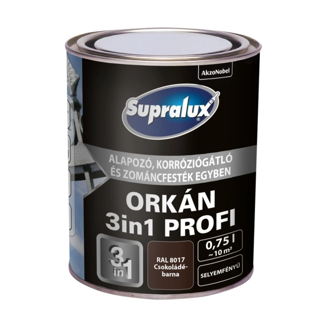 Supralux Orkán 3in1 Profi RAL8017 Csokoládébarna 0,75L