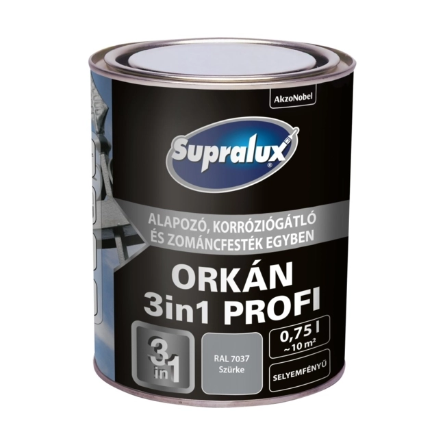 Supralux Orkán 3in1 Profi RAL7037 Szürke 0,75L