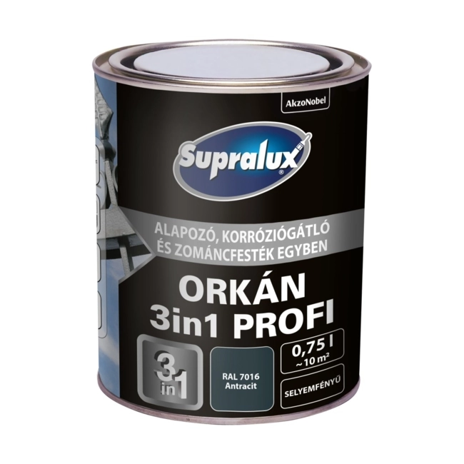 Supralux Orkán 3in1 Profi RAL7016 Antracit 0,75L
