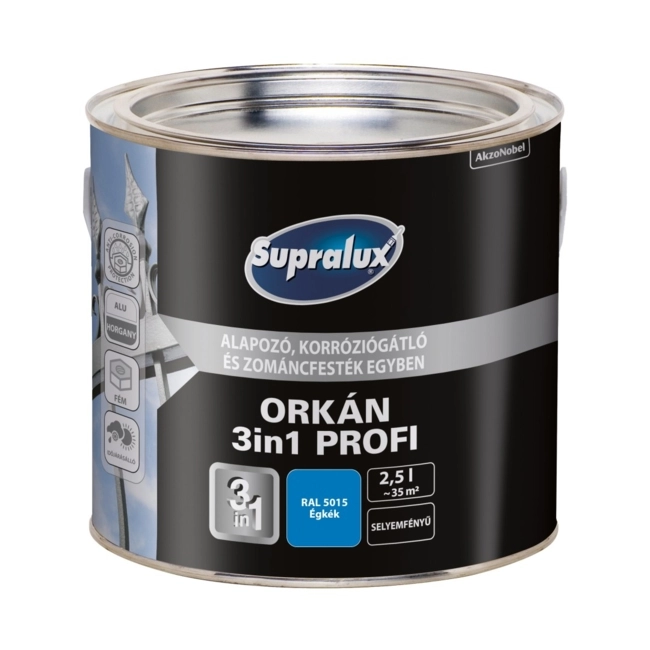 Supralux Orkán 3in1 Profi RAL5015 Égkék 2,5L