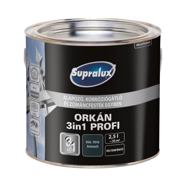 Supralux Orkán 3in1 Profi RAL7016 Antracit 2,5L