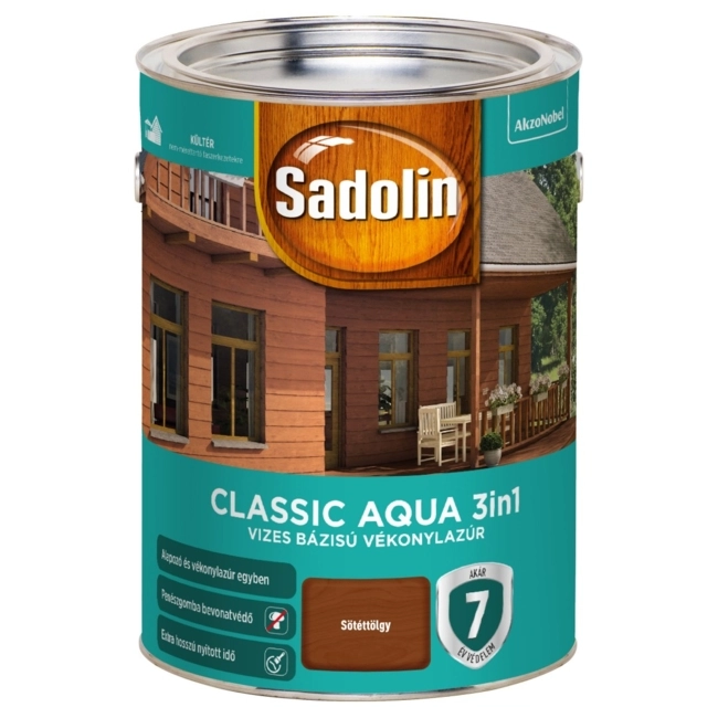 Sadolin Classic Aqua Sötéttölgy 5 L