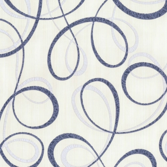 Geometriai mintás tapéta fehér kék 3936-20