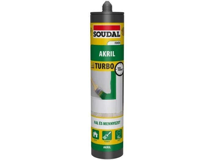 Soudal akril turbo fehér 280ml