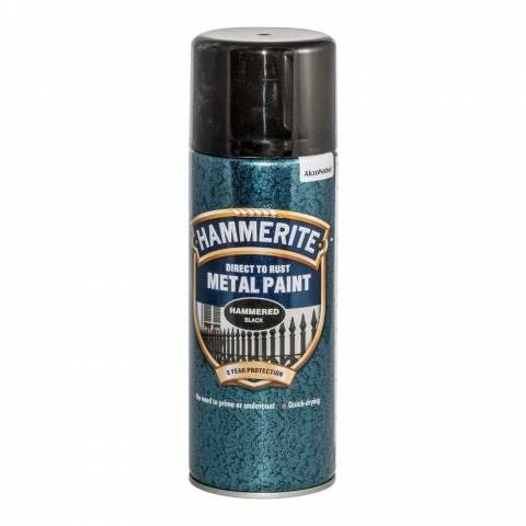 Hammerite Spray Kalapácslakk fekete 400 ml