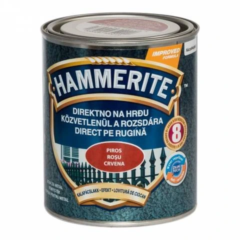 Hammerite Kalapácslakk Piros 0,75 L
