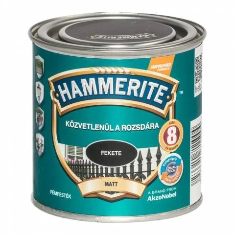 Hammerite Matt Fekete 0,25 L