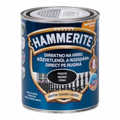 Hammerite Fényes Fekete 0,75 L
