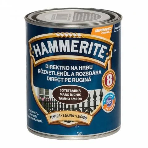 Hammerite Fényes Sötétbarna 0,75 L