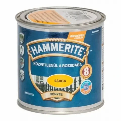 Hammerite Fényes Sárga 0,25 L