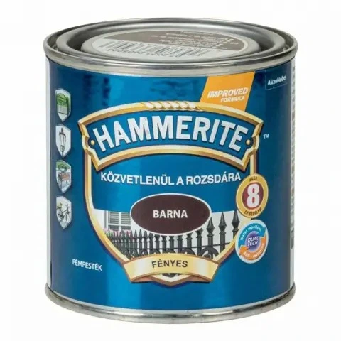 Hammerite Fényes Barna 0,25 L