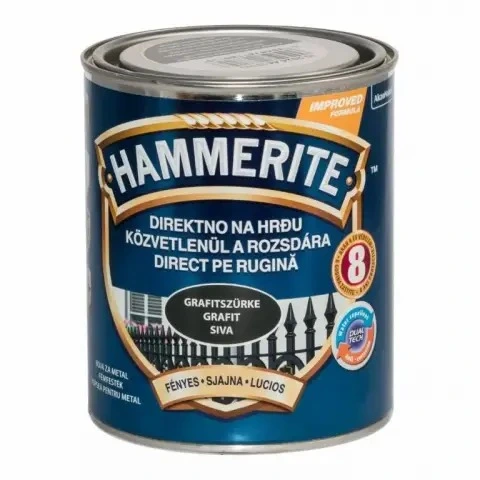Hammerite Fényes gafitszürke 0,75 L