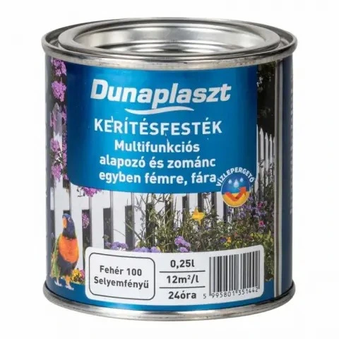 Dunaplaszt Keritesf. Feher 100 0.25l