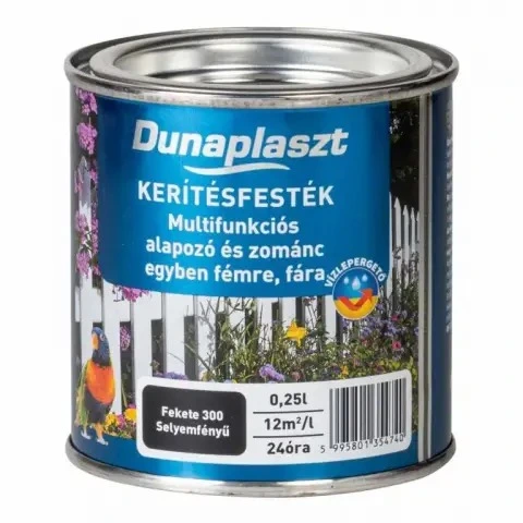 Dunaplaszt Keritesf. Fekete 300 0.25l