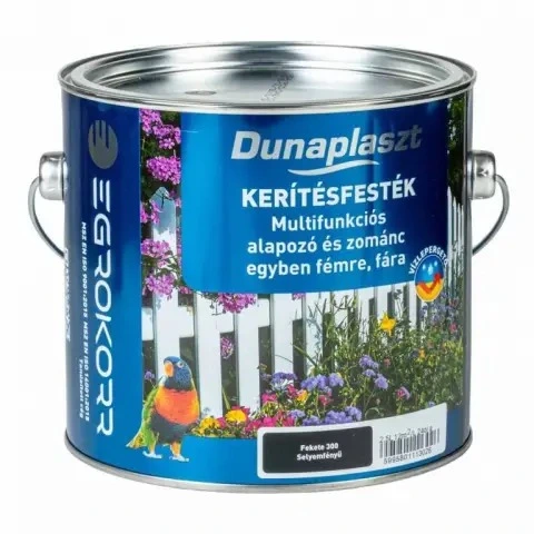 Dunaplaszt Keritesf. Fekete 300 2.5l