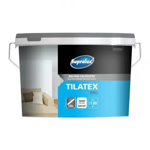 Supralux Tilatex Pro beltéri falfesték Fehér 10 L