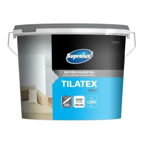 Supralux Tilatex Pro beltéri falfesték Fehér 15 L