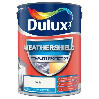 Dulux Weathershield Complete Protection homlokzatfesték Fehér 4,5l
