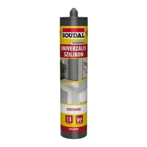Soudal univerzális szilikon színtelen 280ml