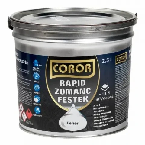 Coror Rapid Zománcfesték Fehér 2,5L