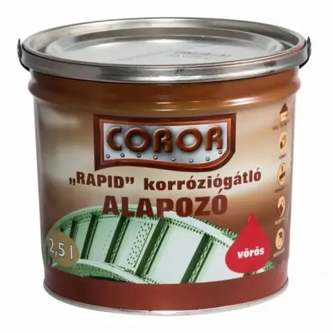Coror Rapid Kor.Gátló Alapozó Vörös 2,5l