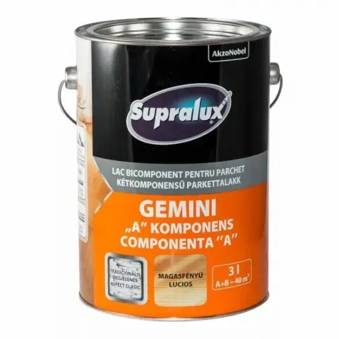 Gemini Parketalakk A-komp 3l + B-komp 1l