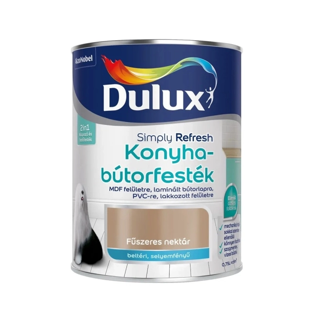 Dulux Simply Refresh Konyhabútorfesték Fűszeres Nektár 0,75L