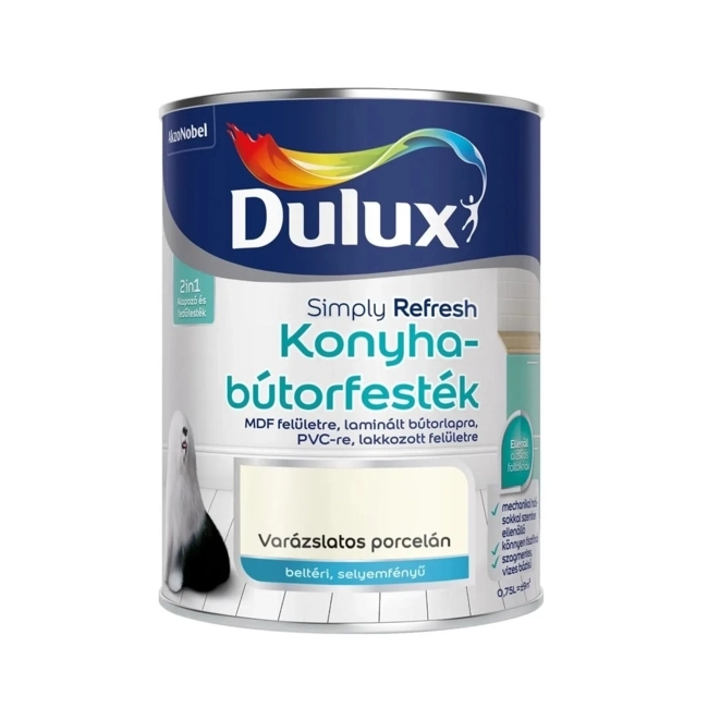 Dulux Simply Refresh Konyhabútorfesték Varázslatos Porcelán 0,75