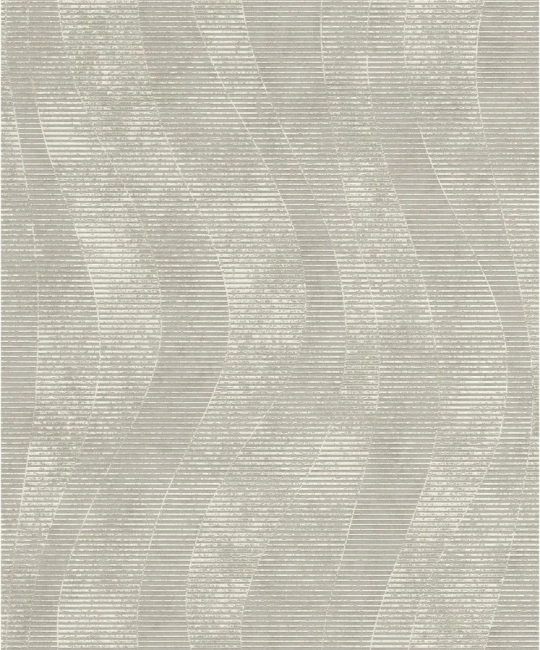 Hullám geometria mintás design tapéta szürke színben ezüst koptatással 315813