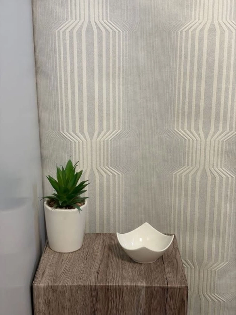 Oszlopos geometriai mintás design tapéta 162400 