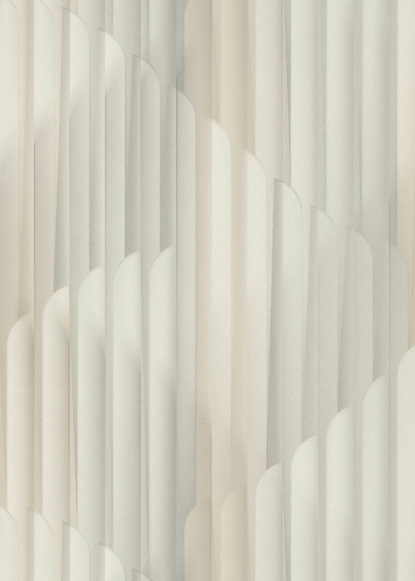 Fehér-Világosszürke 3D Hatású Geometriai Vlies Tapéta 10471-31