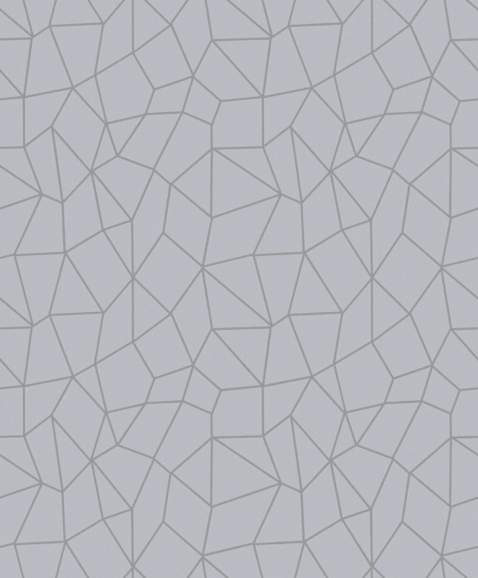 Világosszürke geometriai mintás vlies tapéta G67699