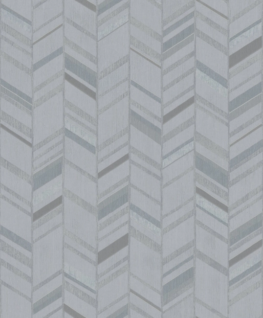Kékes-szürke halálka / herringbone mintás vlies tapéta G67711