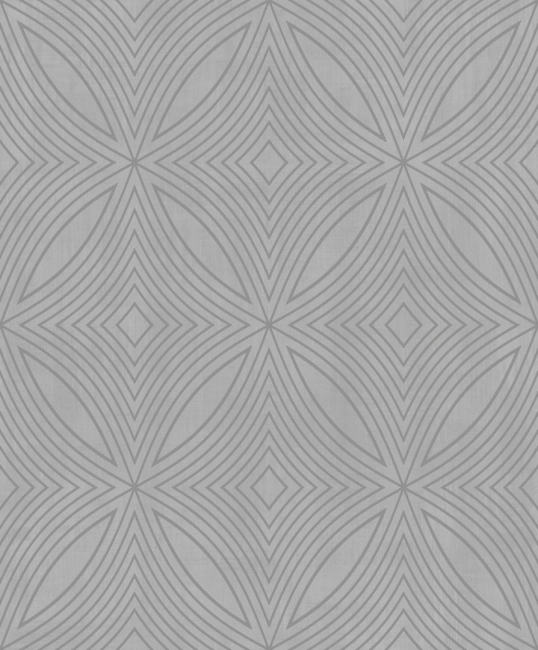 Szürke íves geometriai mintás vlies tapéta G67722