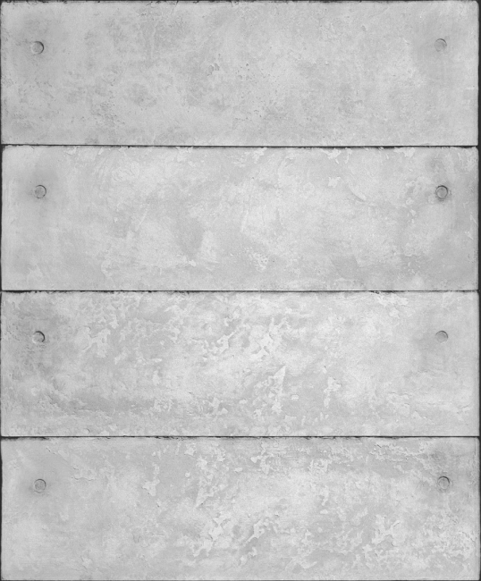 Világosszürke / Ezüstesszürke Betonlap Mintás Vlies Tapéta 34860