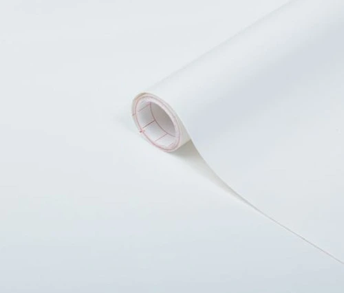 200-0100 Fehér öntapadós tapéta 45cm széles