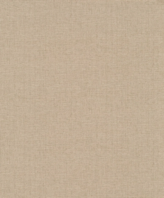 Textilhatású egyszínű vlies tapéta, homokbézs 10541-32