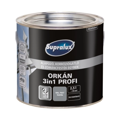 Supralux Orkán 3in1 Profi RAL7037 Szürke 2,5L