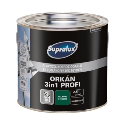Supralux Orkán 3in1 Profi RAL6005 Mohazöld 2,5L