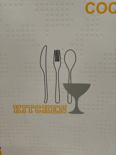 Modern fehér konyhai tapéta 1036b 