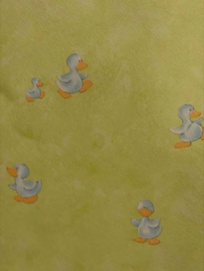 Gyerek tapéta kacsa mintás 120837 