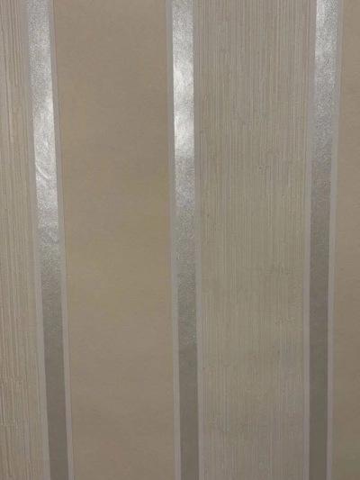 Csíkos tapéta modern sárga 51724 