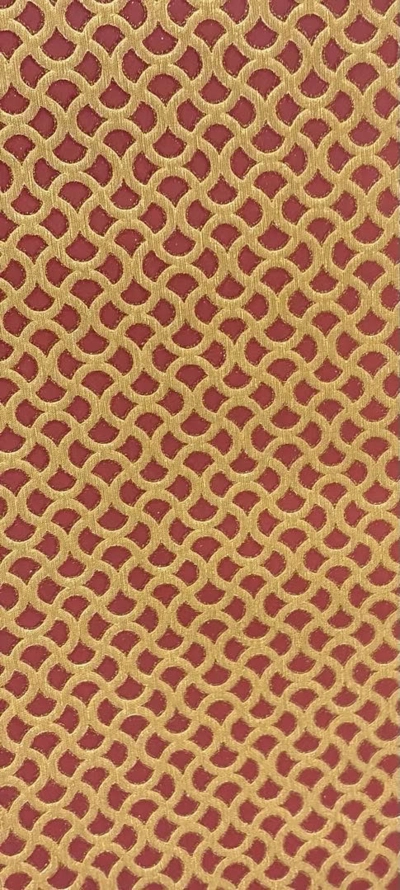 Art deco stílusú arany-piros tapéta 57492 